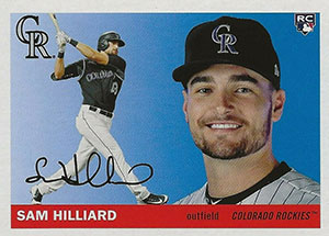2020 Topps Archives Baseball Variations Sam Hilliard