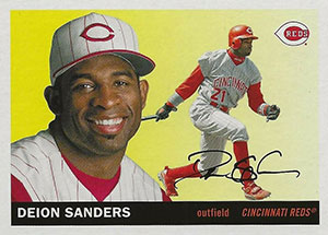 2020 Topps Archives Baseball Variations Deion Sanders