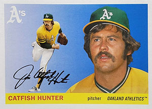 2020 Topps Archives Baseball Variations Catfish Hunter