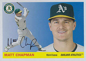 2020 Topps Archives Baseball Variations Matt Chapman