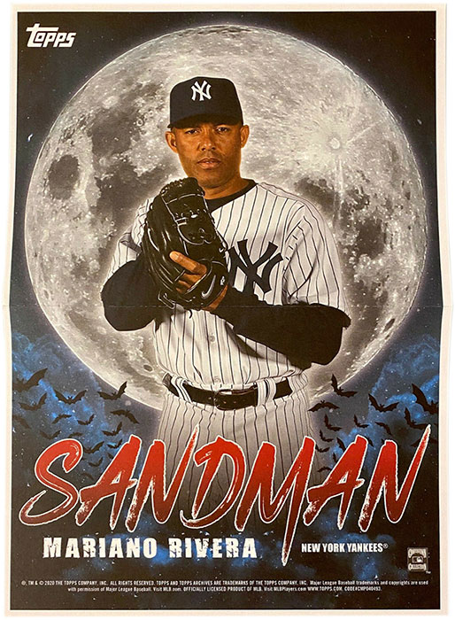 2020 Topps Archives Baseball Nickname Posters Mariano Rivera