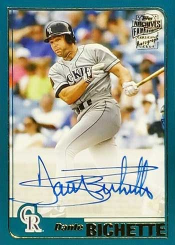 Buy Dante Bichette Cards Online  Dante Bichette Baseball Price