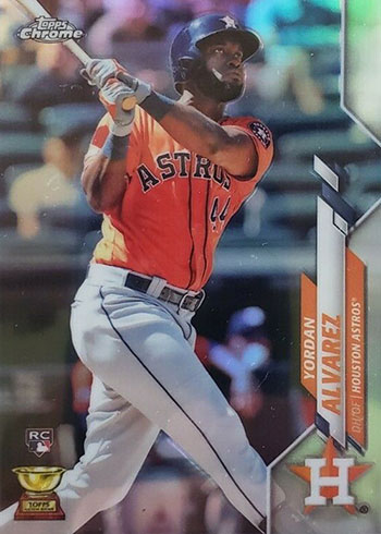 Yordan Alvarez 2020 Topps Chrome Sepia Refractor Rookie Card #200 Grad