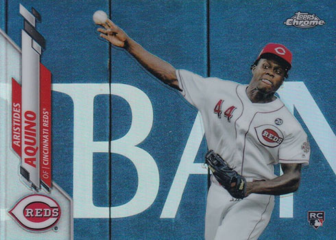 2020 Topps Throwback Thursday TBT #102 Aristides Aquino Cincinnati Reds RC