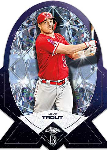 2020 Topps Chrome Ben Baller Edition Ben's Diamond Die Cuts Mike Trout