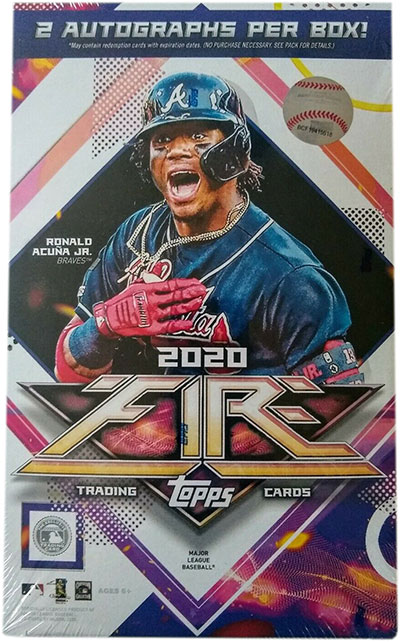 2020 Topps Fire Baseball Checklist, Box Info, Odds and More