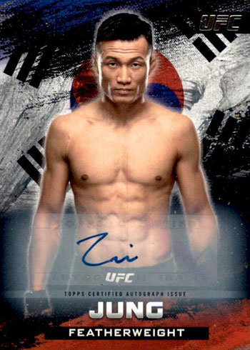 2020 Topps UFC Bloodlines Autographs Chan Sung Jung