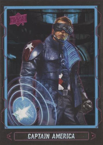 2020 Upper Deck Marvel Cyber Promo Cards Captain America