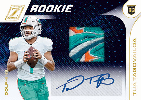 2020 Zenith Football Rookie Patch Autograph