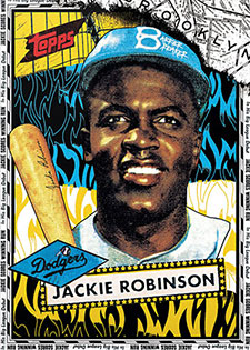 Topps Project 2020 Jackie Robinson Joshua Vides 1952 Jackie 