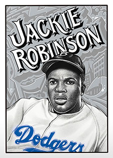 Topps Project 2020 Jackie Robinson #42 by Blake Jamieson - Print Run: 2980  (IN HAND)