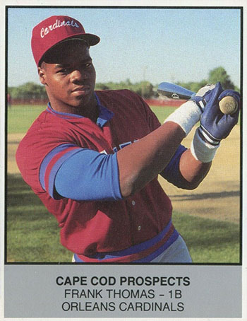 1988 Cape Cod Prospects Ballpark Frank Thomas