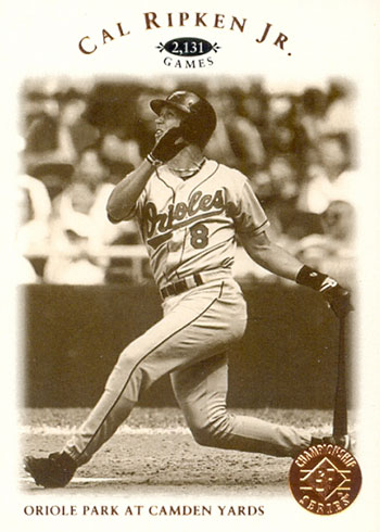 Baltimore Orioles / Cal Ripken 2131 Consecutive Games -  Finland