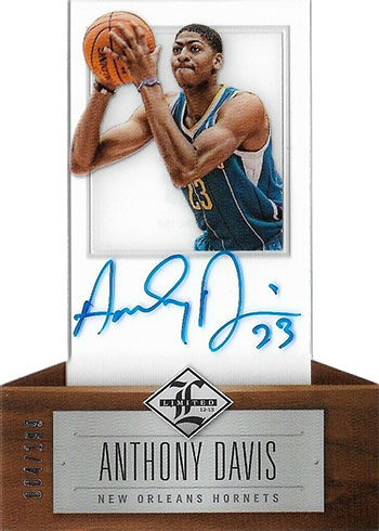 2012-13 Limited Anthony Davis RC Autograph