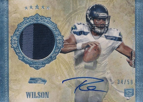 2012 Topps Five Star Russell Wilson Rookie Card