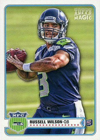 2012 Topps Magic Russell Wilson Rookie Card