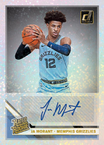 2019-20 Clearly Donruss Basketball Clearly Rated Rookie Autographs