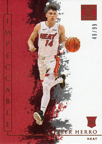 2019-20 Panini Impeccable Tyler Herro RC