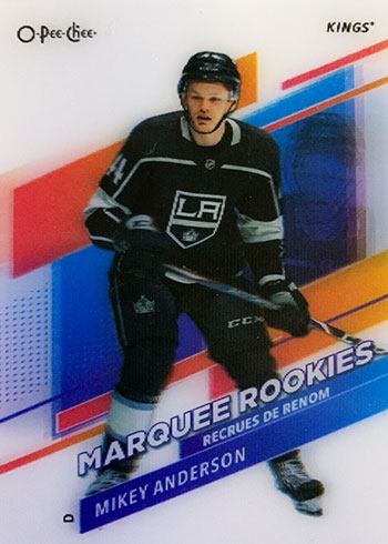 2020-21 O-Pee-Chee Hockey Marquee Rookies 3D Mikey Anderson