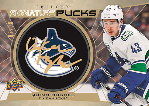 2020-21 Upper Deck Trilogy - Signature Pucks #SP-YG - Yanni Gourde