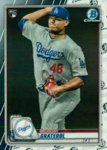 2020 Topps Chrome Brusdar Graterol Xfractor Refractor Rookie RC #91 Dodgers  Q670 - SportsCare Physical Therapy