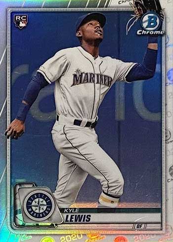 Kyle Lewis 2020 Bowman Chrome Rookie Card RC #90 Seattle Mariners