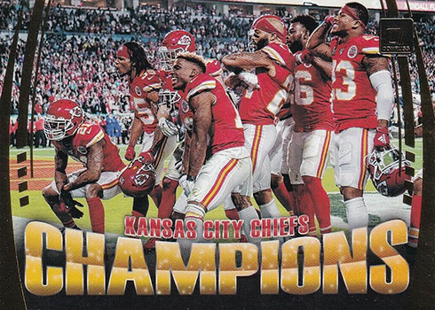 2020 Donruss Football Champions Kansas City Chiefs