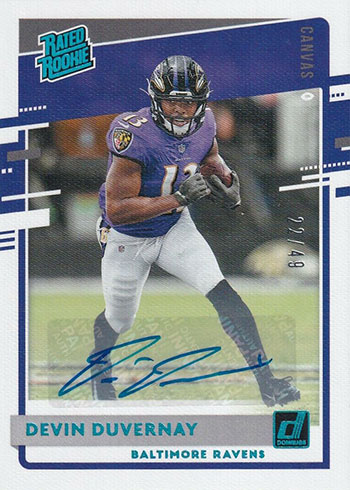 2020 Henry Ruggs III Panini Donruss Football RC Rookie Phenoms