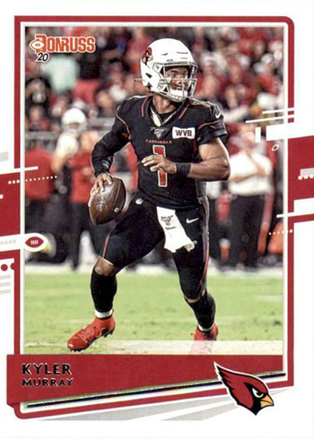 2020 DONRUSS 19 KYLER MURRAY RED & BLUE PRESS PROOF BLACK JERSEY  VARIATION