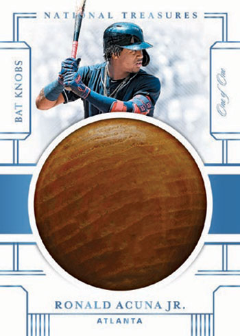 2020 Panini National Treasures Baseball Bat Knobs