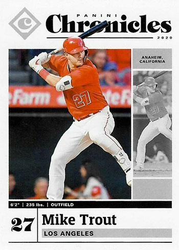 2020 Panini Chronicles Baseball Mike Trout