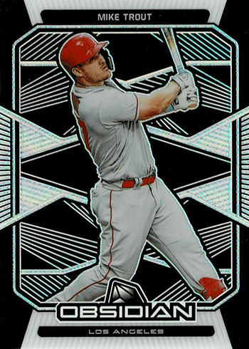 2020 Panini Chronicles Baseball Obsidian Mike Trout