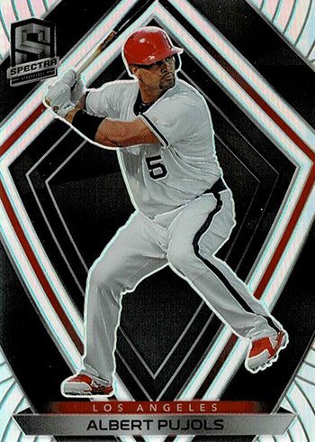 2020 Panini Chronicles Baseball Spectra Albert Pujols