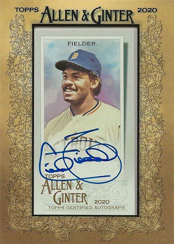 Rollie Fingers Signed Auto 2020 Topps Allen & Ginter Brewers Card #334 - COA