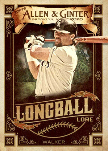  2020 Topps Allen and Ginter #61 Jim Thome Cleveland