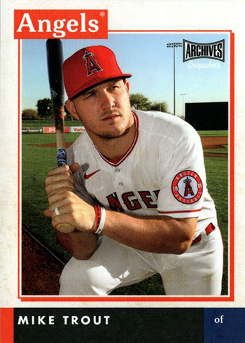 2020 Topps Archives Snapshots Baseball Mike Trout