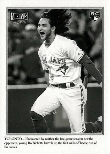 2020 Topps Archives Snapshots Baseball Walk-Off Wires Bo Bichette