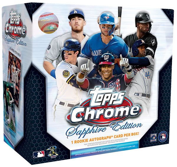 2020 Topps Chrome Sapphire Baseball Checklist, Team Set Lists, Box