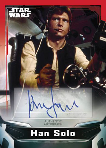 2021 Topps Star Wars Signature Series Red