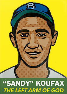 Topps Project 2020 250 Sandy Koufax by Blake Jamieson