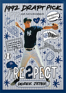 Topps Project 2020 251 Derek Jeter by Sophia Chang