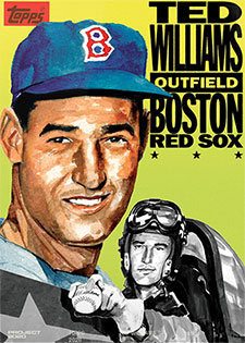 Topps Project 2020 262 Ted Williams by Jacob Rochester