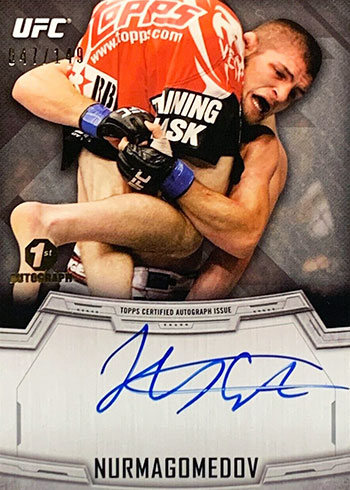 2014 Topps UFC Knockout Autographs Khabib Nurmagomedov