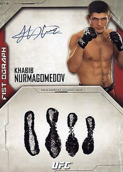 Khabib Nurmagomedov Cards - 2014 Topps UFC Knockout Fistographs