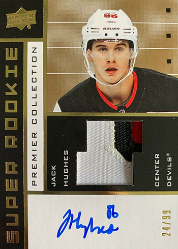 Sold at Auction: Jack Hughes 2020-21 Upper Deck Series 1 Hockey On-Card  Auto PSA