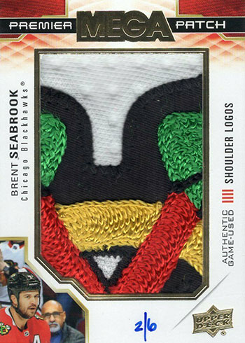 2019-20 Upper Deck Premier Hockey Mega Patch Shoulder Brent Seabrook