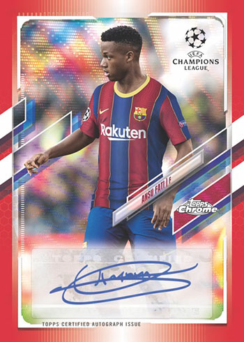 2018 Topps Chrome UEFA Champions Refractor/Insert Autograph Pick From List 