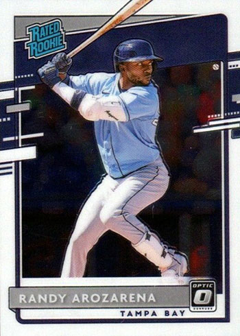 Randy Arozarena RC 2020 Topps 1st Rookie Rainbow Foil Refractor Tampa Bay  Rays