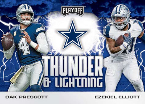 NFL 2020 Panini Playoff Thunder and Lightning Dion Sanders & 