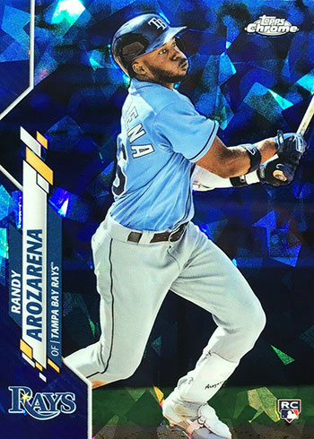 Randy Arozarena RC 2020 Topps 1st Rookie Rainbow Foil Refractor Tampa Bay  Rays